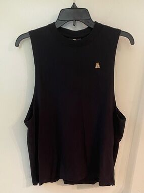 Teddy Fresh | Black Baggy Unisex Sleeveless Muscle T-Shirt/Tank Top